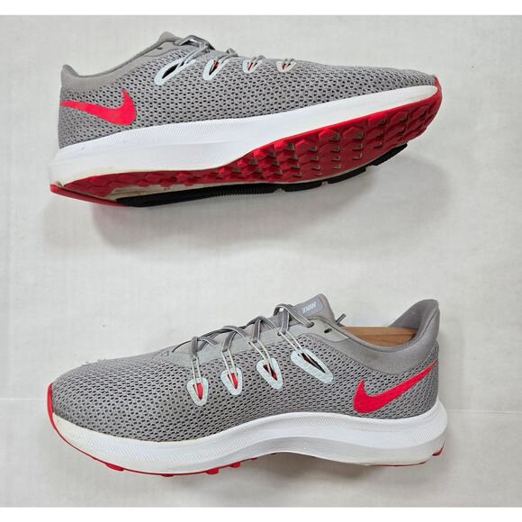 Nike Women's Quest 2 Shoes Wolf Grey Red Orbit Half Blue Size 9.5 - Picture 3 of 9